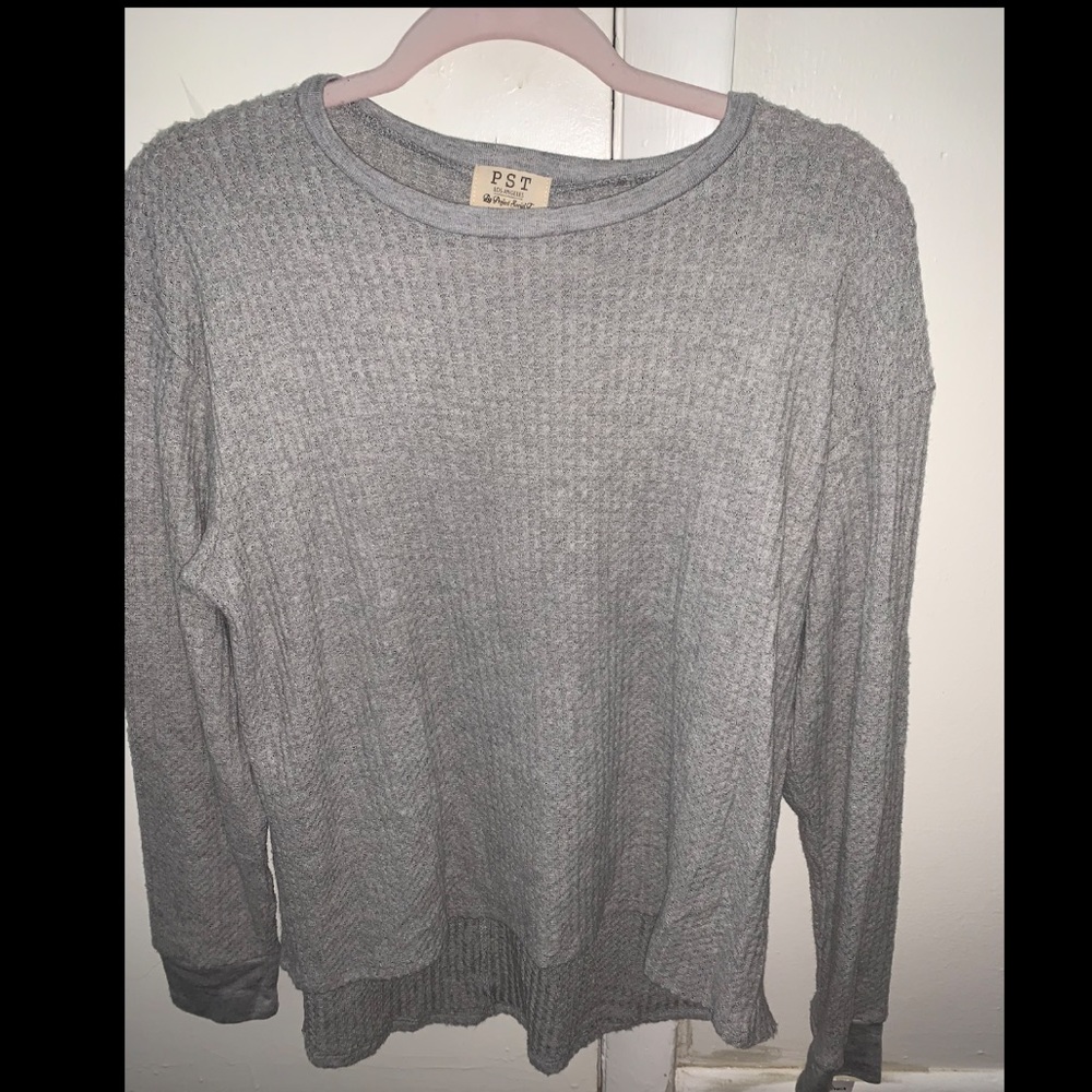 PST Waffle Knit Long Sleeve Shirt